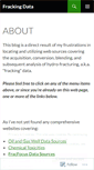 Mobile Screenshot of frackingdata.org